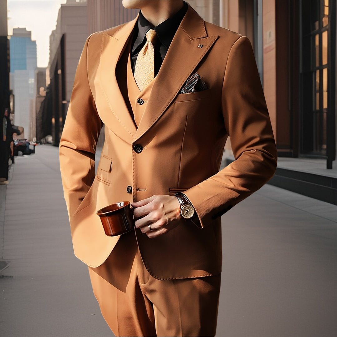 Traje De Invitado De Boda Corte Ajustado Para Hombre | Tres Piezas