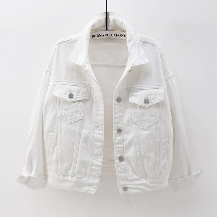 Chaqueta Corta Con Botones Para Mujer | Bolsillo En El Pecho