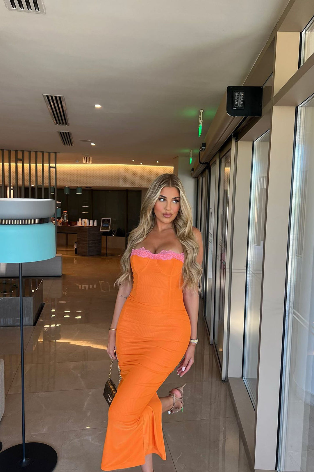 Vestido Ajustado Con Tirantes Finos Para Mujer | Midi