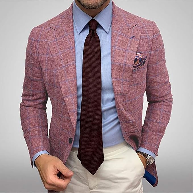 Blazer Informal De Manga Larga Para Hombre | Con Botones