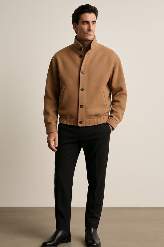 Chaqueta básica con botones