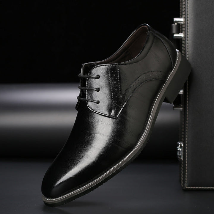 Zapatos De Vestir Clásicos Con Cordones Para Hombre | Elegante