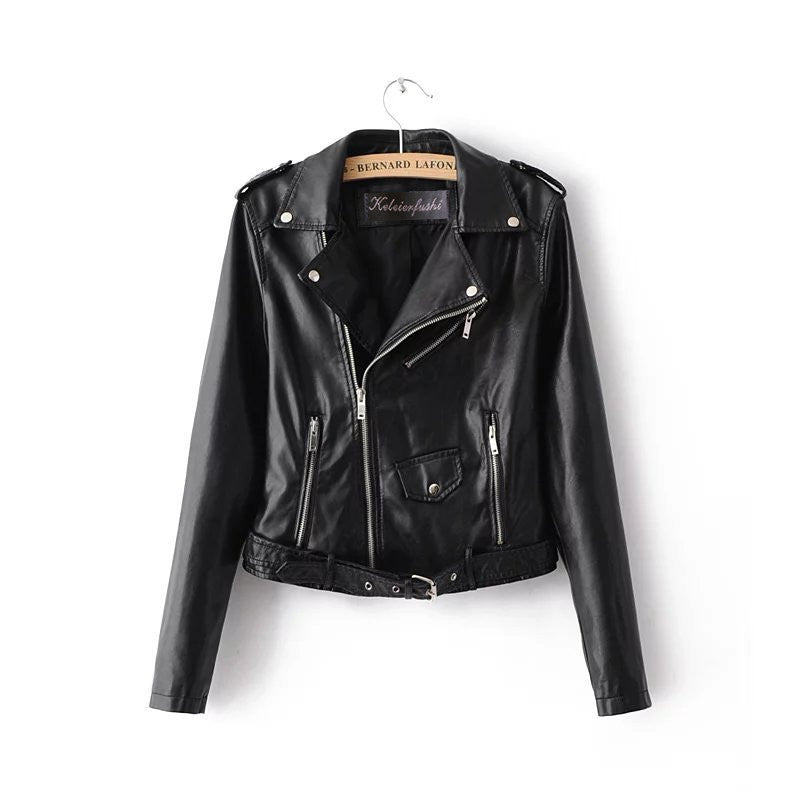 Chaqueta Corta Con Cremallera Para Mujer | Bolsillo con cremallera