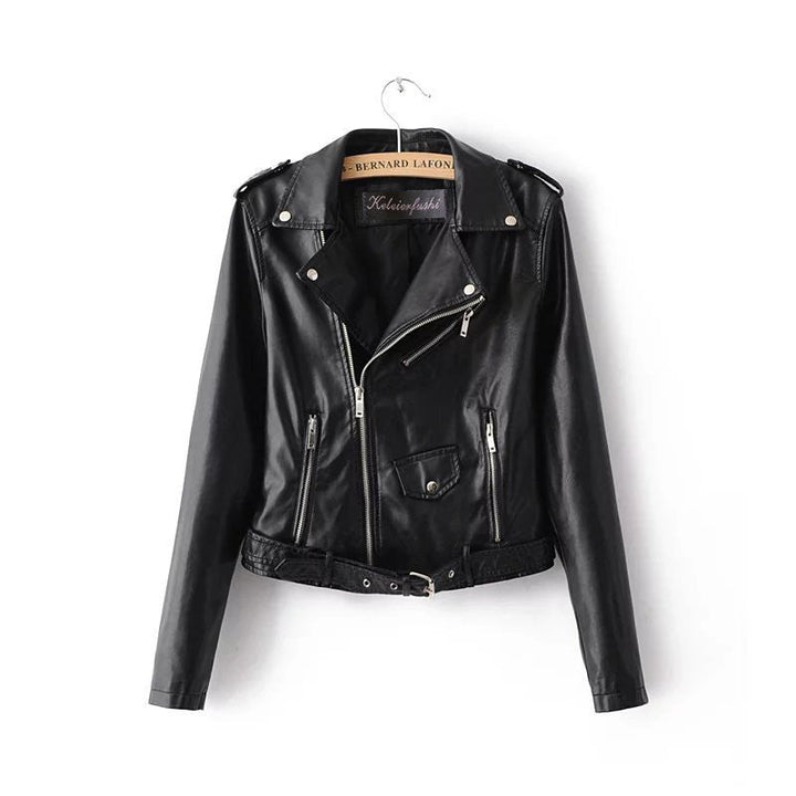 Chaqueta Corta Con Cremallera Para Mujer | Bolsillo con cremallera