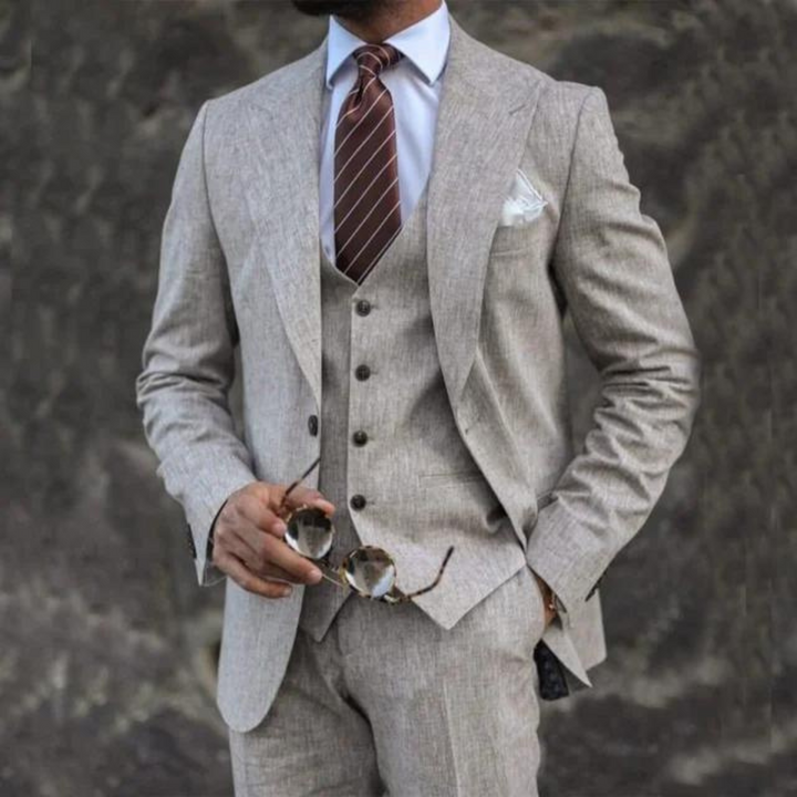 Traje Para Invitado De Boda Moderno De Tres Piezas Para Hombre | Hecho A Medida