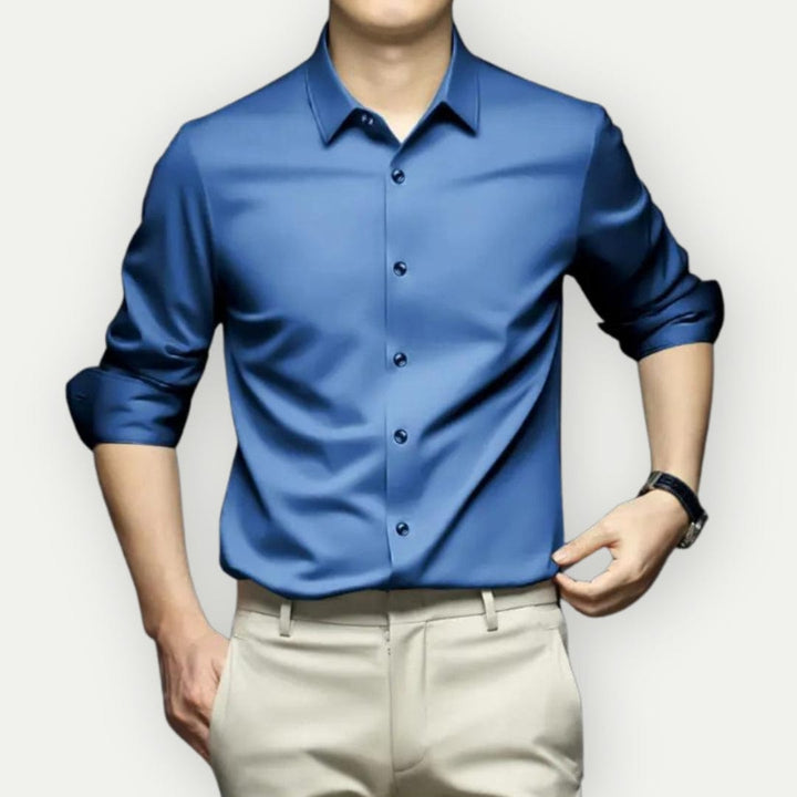 Camisa Formal De Manga Larga Para Hombre | Con Botones