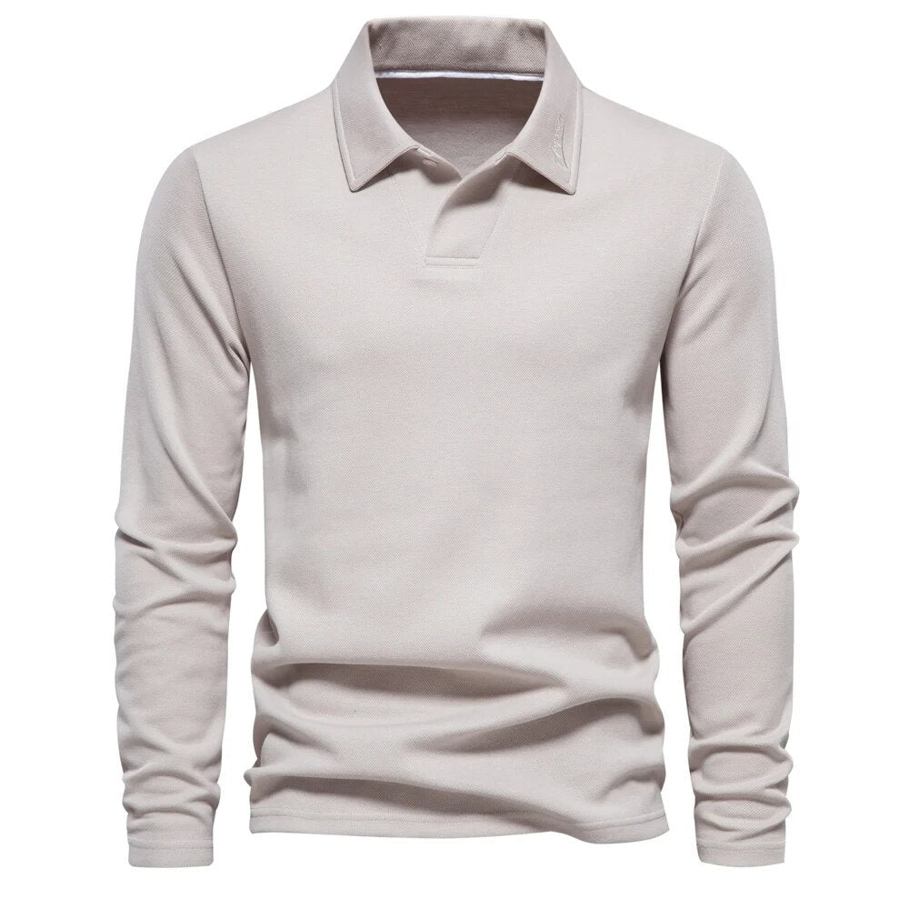 Polo De Manga Larga Para Hombre | Informal