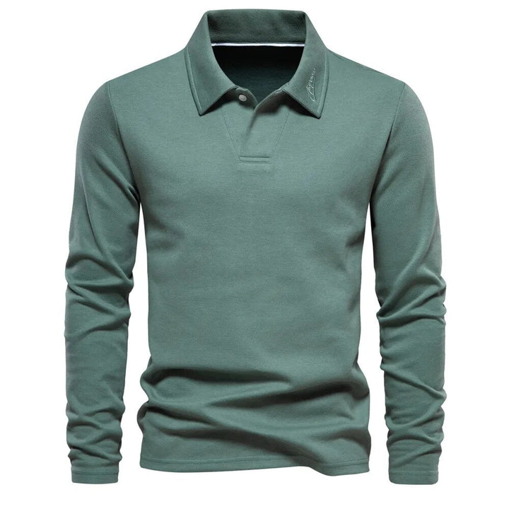 Polo De Manga Larga Para Hombre | Informal