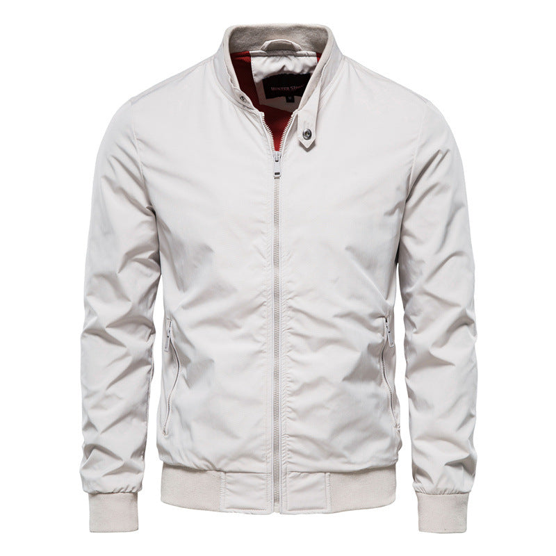 Chaqueta Bombardero Informal Para Hombre | Con Cremallera