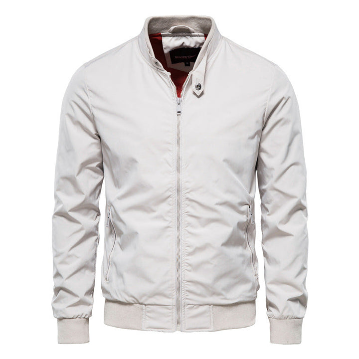 Chaqueta Bombardero Informal Para Hombre | Con Cremallera