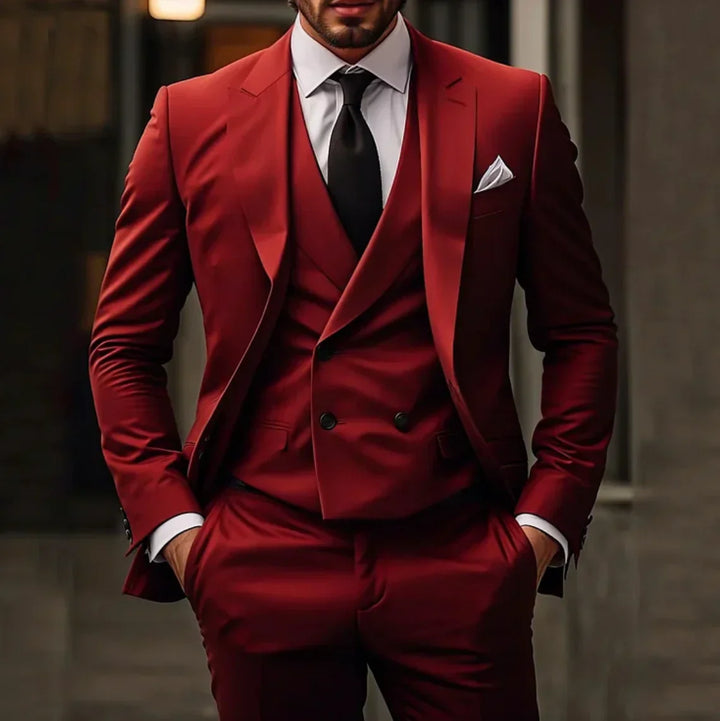Traje Formal Entallado Para Invitados A Bodas | Bolsillos Delanteros