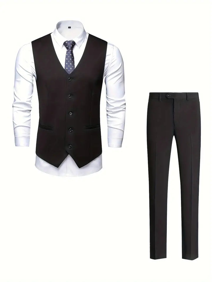 Traje Para Invitado De Boda Moderno De Dos Piezas Para Hombre | Formal