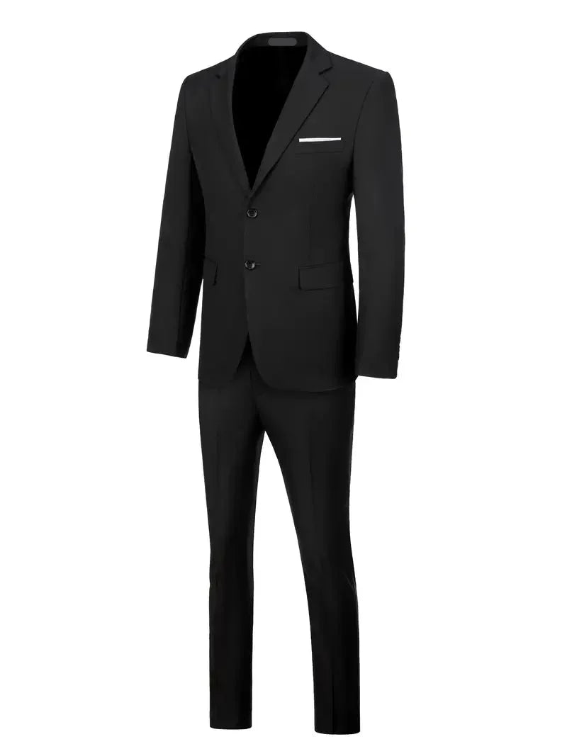 Traje Formal Entallado Para Invitados A Bodas | Dos Botones Delanteros