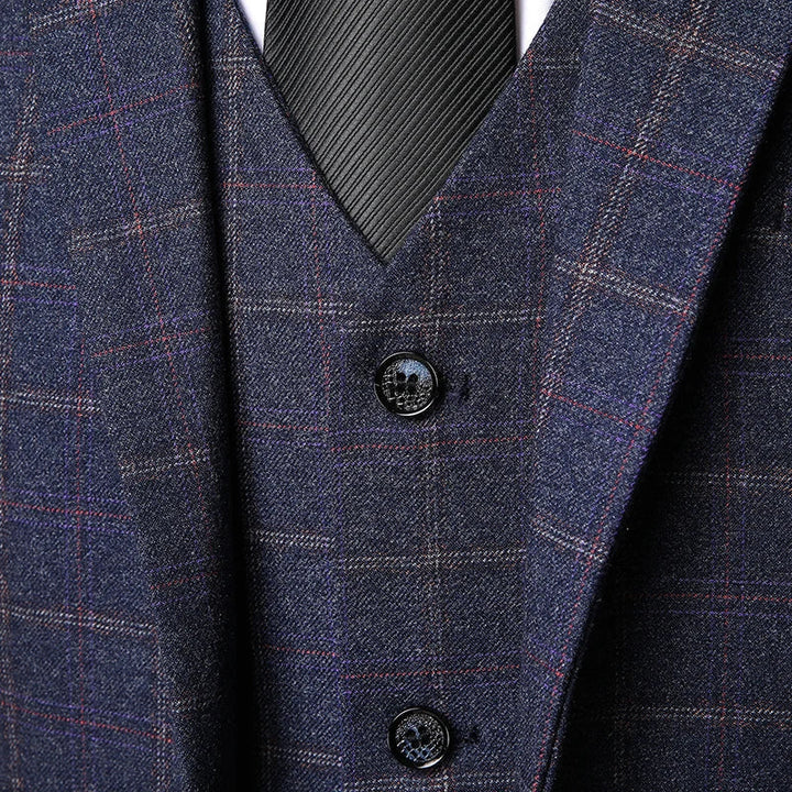 Traje Para Invitado De Boda De Tres Piezas Para Hombre | Moderno