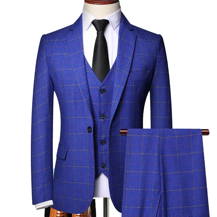 Traje Para Invitado De Boda De Tres Piezas Para Hombre | Moderno