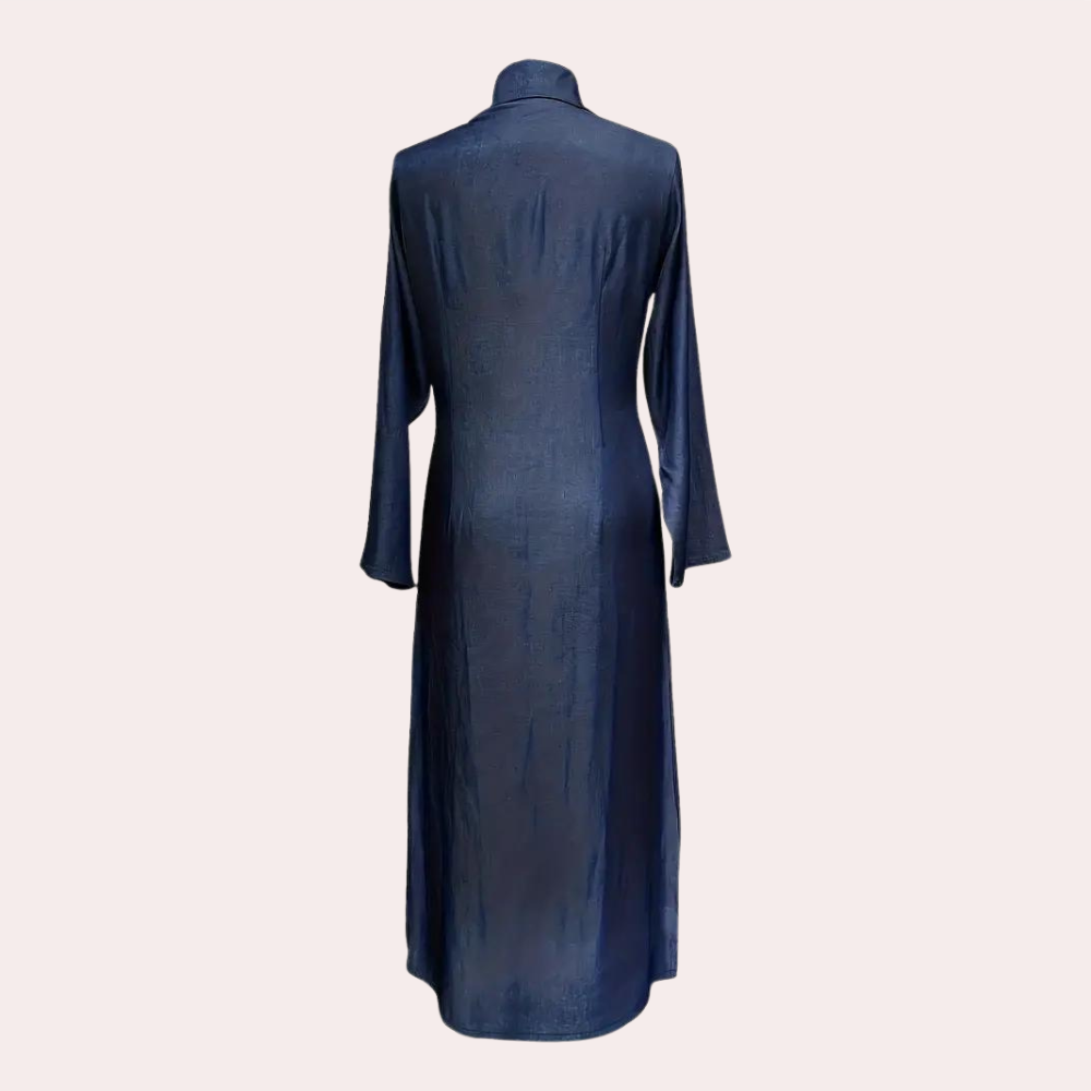 Vestido Largo Con Botones Para Mujer | Maxi