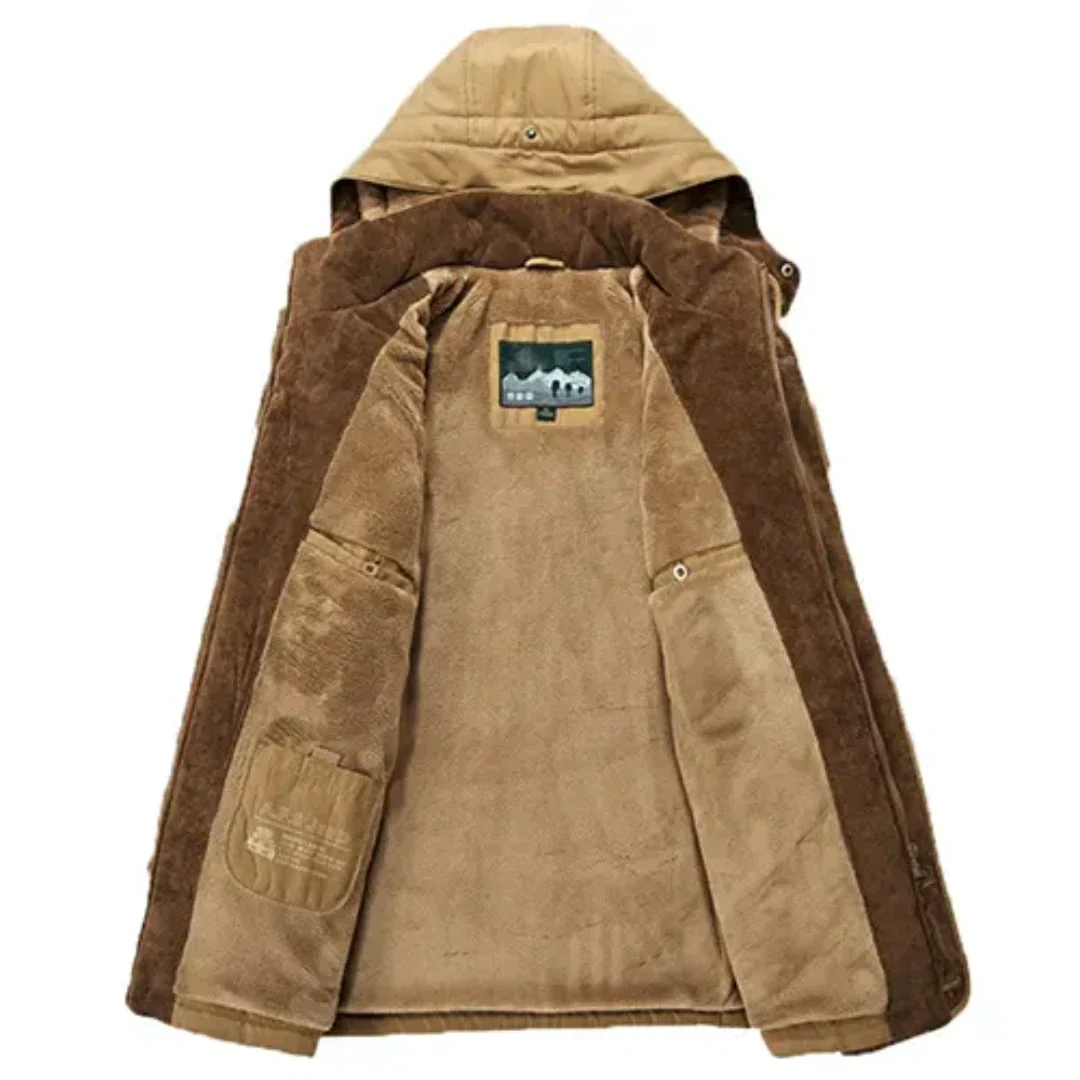 Chaqueta De Invierno Con Capucha Para Hombre | Cremallera