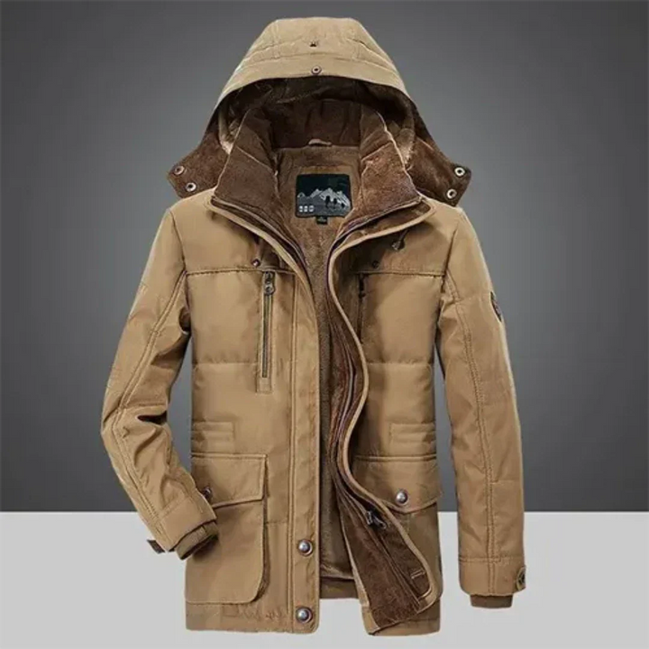 Chaqueta De Invierno Con Capucha Para Hombre | Cremallera
