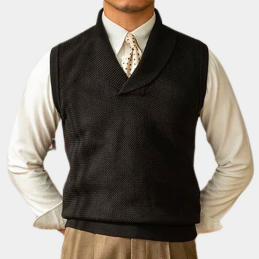 Chaleco Suéter de Punto de Moda para Hombre