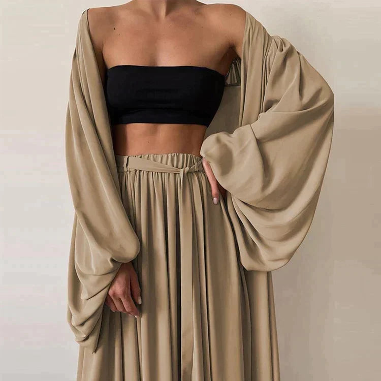 Conjunto Tres Piezas Mujer Elegante | Moderno