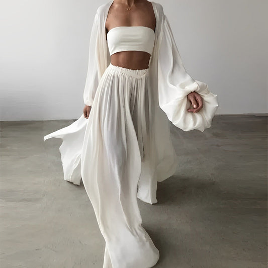 Conjunto Tres Piezas Mujer Elegante | Moderno