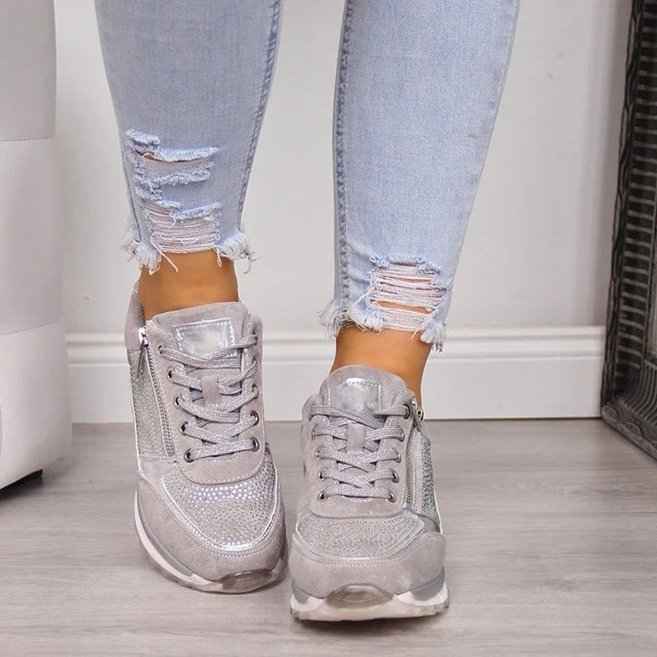 Zapatos Casuales Sin Cordones Para Mujer | Cremallera