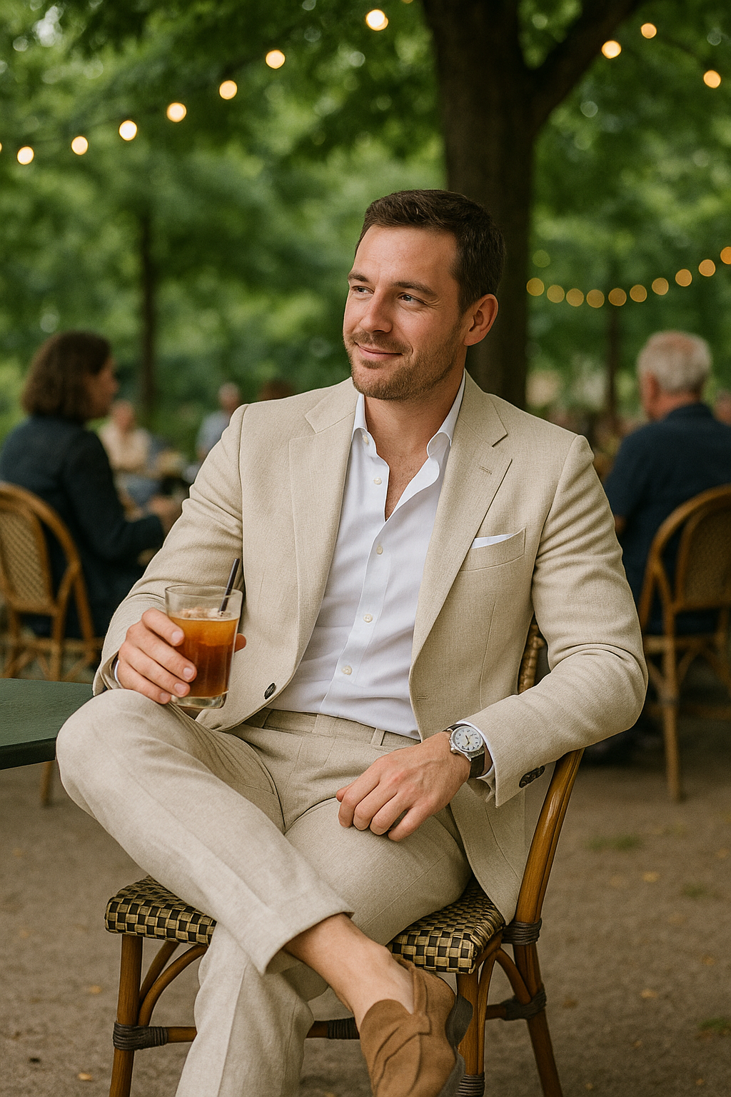 Traje De Dos Piezas Para Invitados A Bodas Para Hombre | Corte Ajustado