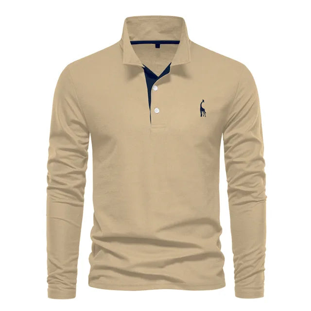 Polo Elegante Para Hombre | Manga Larga
