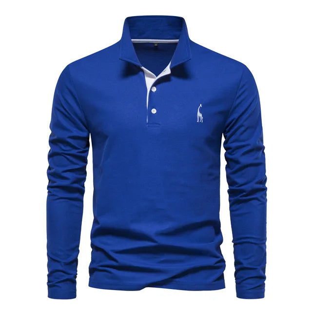 Polo Elegante Para Hombre | Manga Larga
