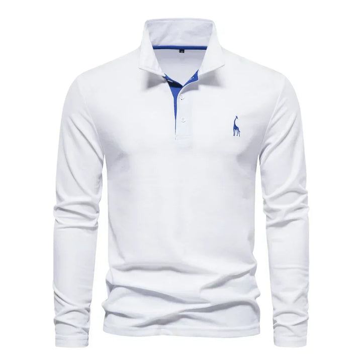 Polo Elegante Para Hombre | Manga Larga