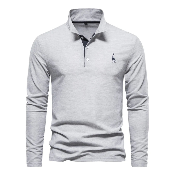 Polo Elegante Para Hombre | Manga Larga