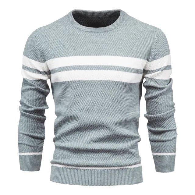 Jersey De Punto A Rayas Para | Mangas Largas