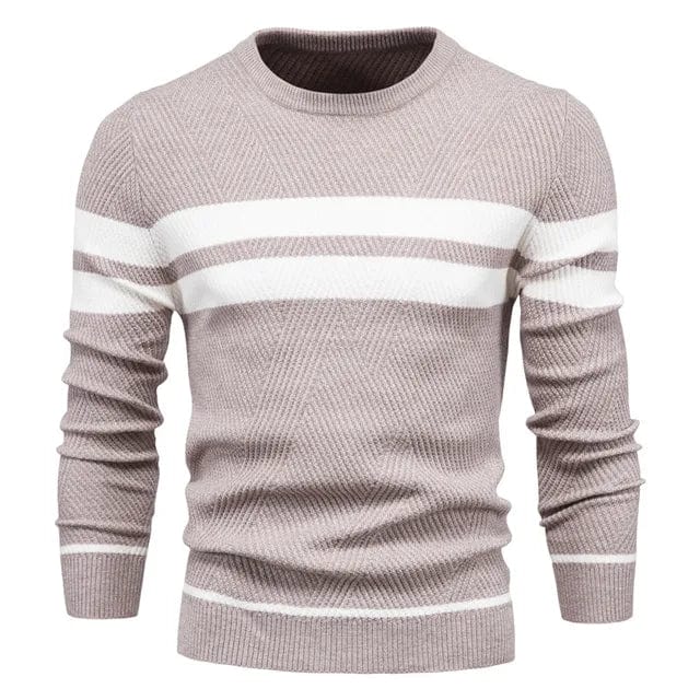 Jersey De Punto A Rayas Para | Mangas Largas