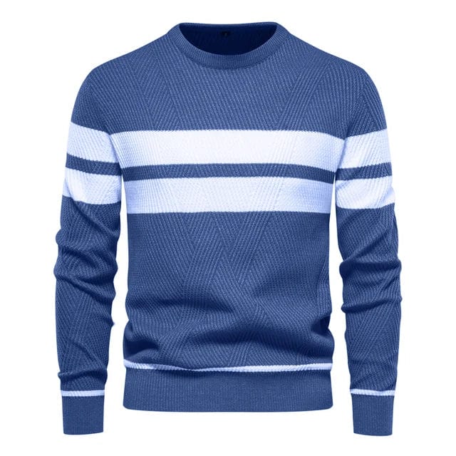Jersey De Punto A Rayas Para | Mangas Largas