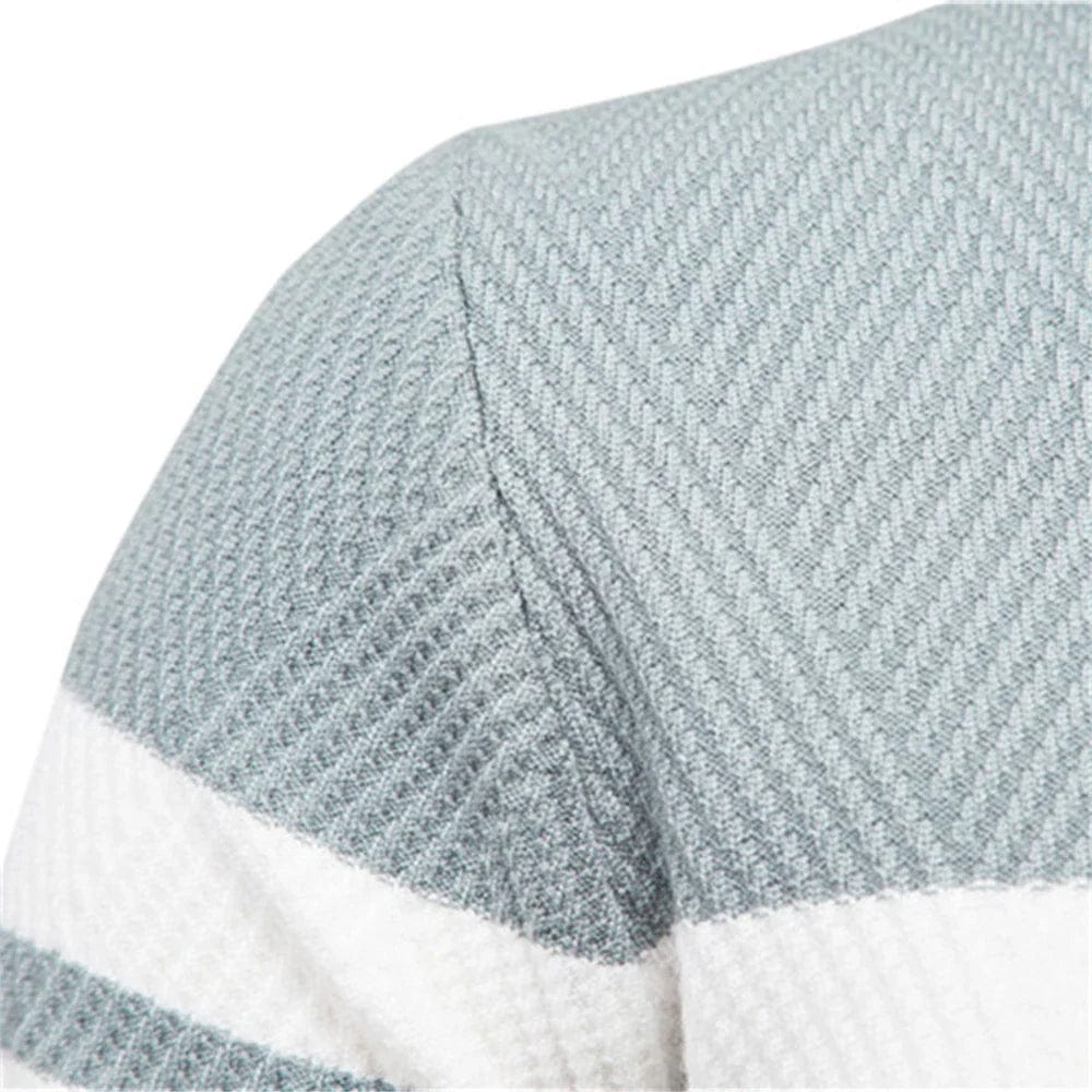 Jersey De Punto A Rayas Para | Mangas Largas