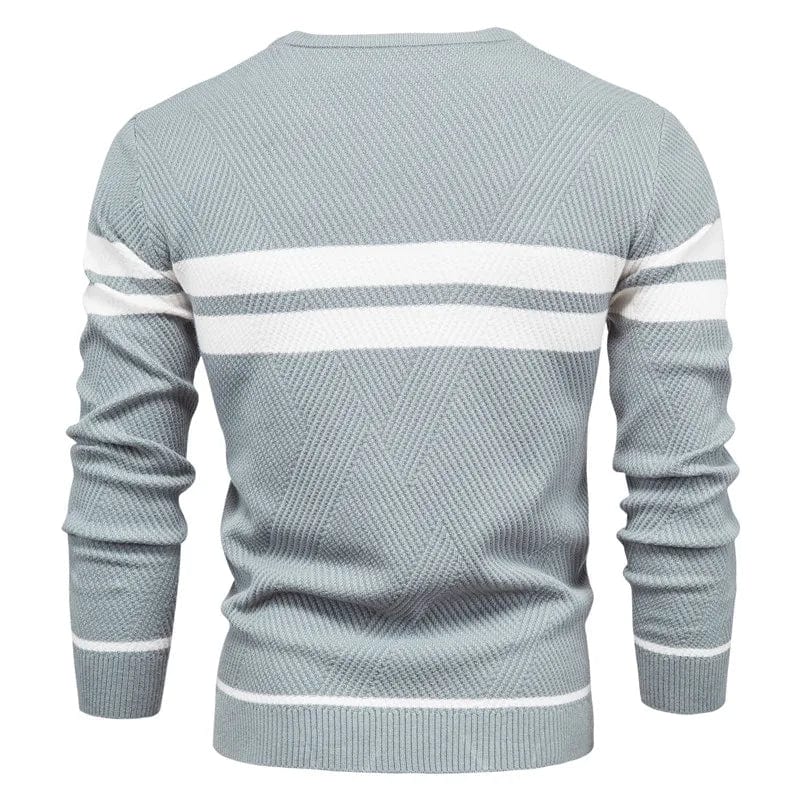 Jersey De Punto A Rayas Para | Mangas Largas
