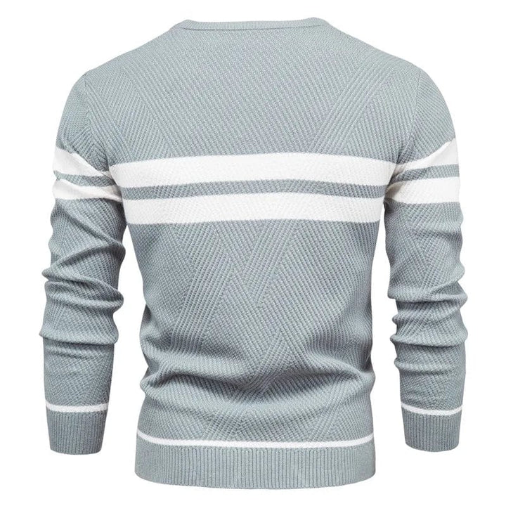 Jersey De Punto A Rayas Para | Mangas Largas