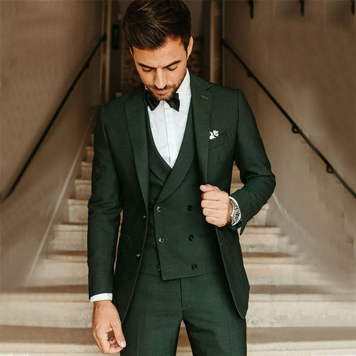 Traje Formal De Tres Piezas Para Hombre Para Invitados A Bodas | Moderno