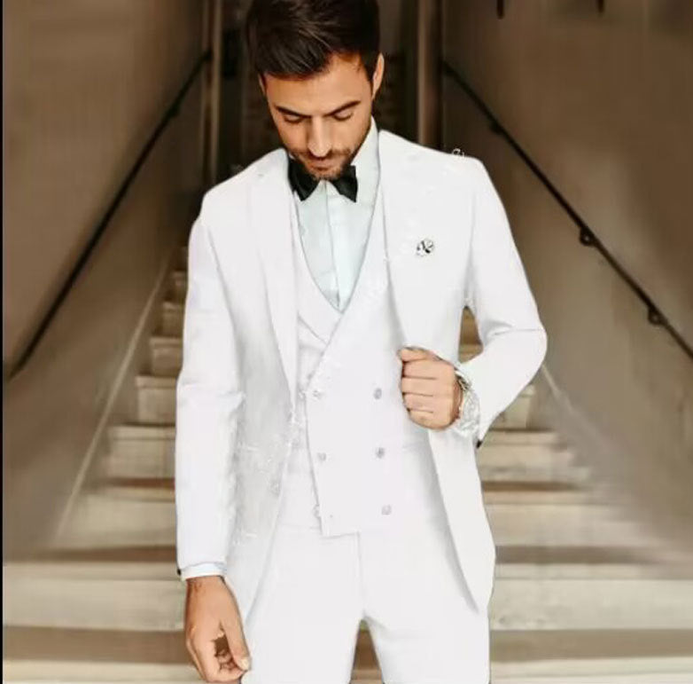 Traje Formal De Tres Piezas Para Hombre Para Invitados A Bodas | Moderno