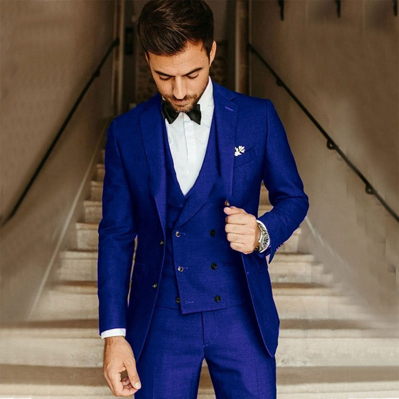 Traje Formal De Tres Piezas Para Hombre Para Invitados A Bodas | Moderno