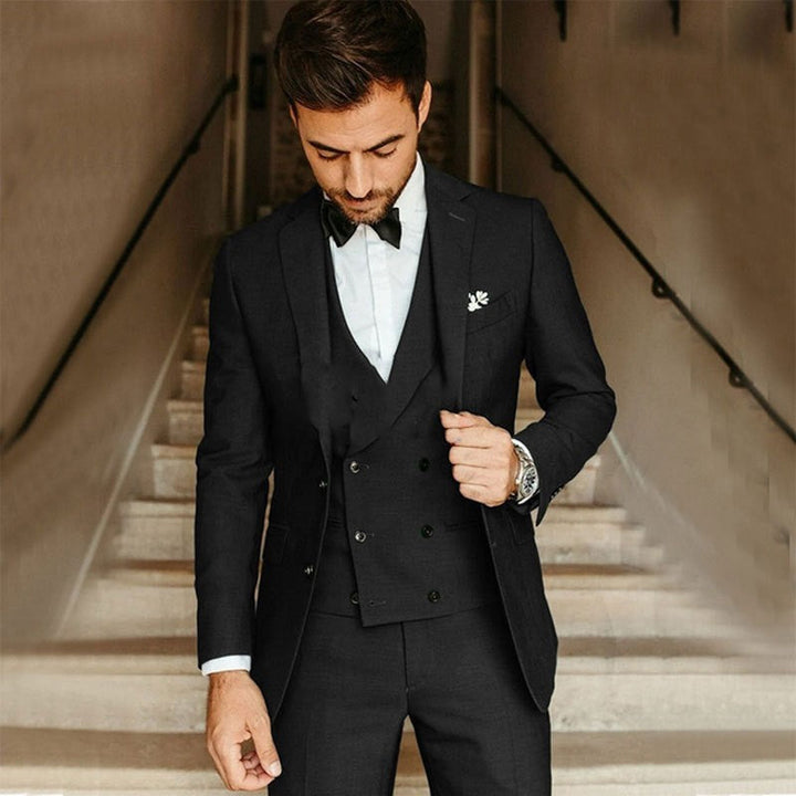 Traje Formal De Tres Piezas Para Hombre Para Invitados A Bodas | Moderno