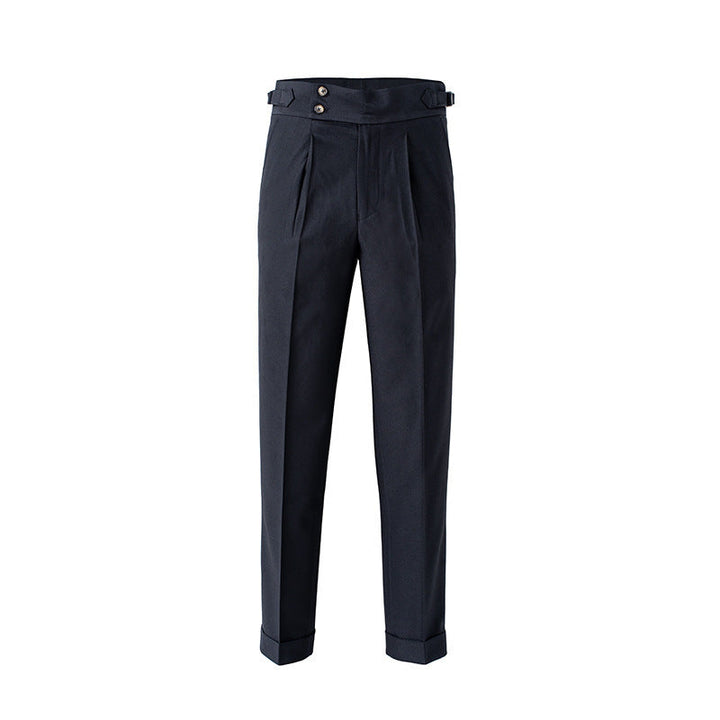 Pantalones Formales De Cintura Alta Para Hombre | Cómodo