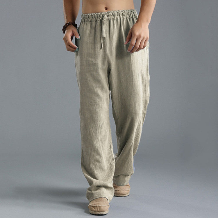 Pantalones Rectos Para Hombre | Cintura Elástica