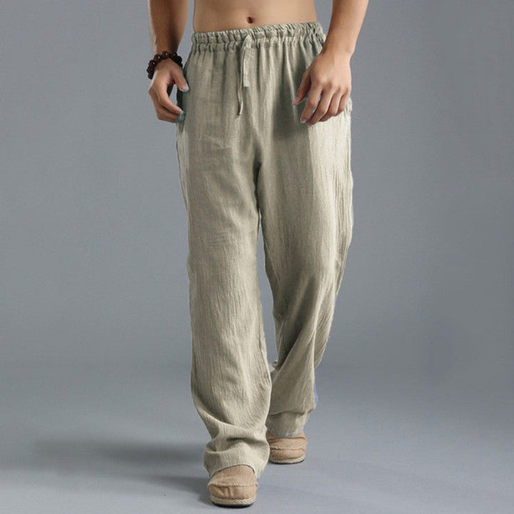 Pantalones Rectos Para Hombre | Cintura Elástica