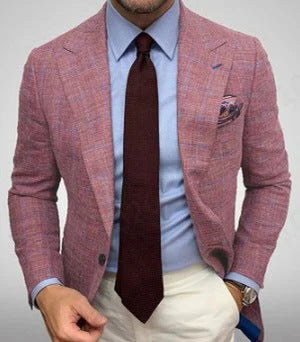 Blazer Informal De Manga Larga Para Hombre | Con Botones