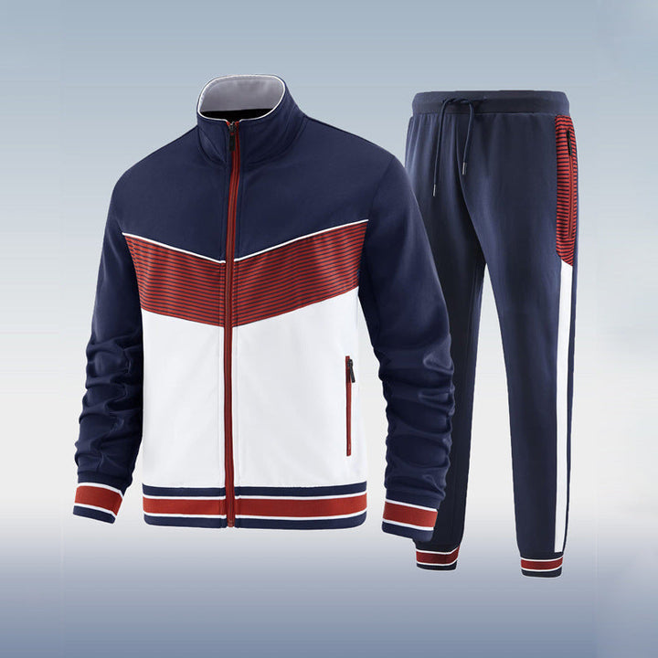 Men's Retro Style Tracksuit Set | For Running