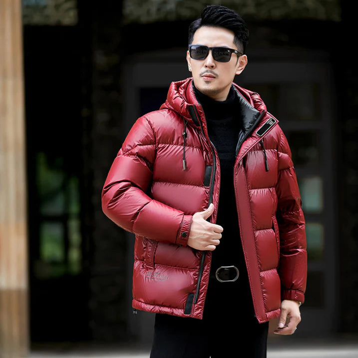 Chaqueta Cálida De Manga Larga Con Cremallera Para Hombre | Invierno