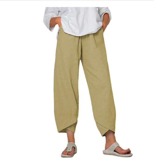 Pantalones Cómodos De Corte Holgado Para Mujer | Pernera Ancha