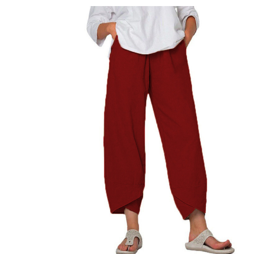 Pantalones Cómodos De Corte Holgado Para Mujer | Pernera Ancha