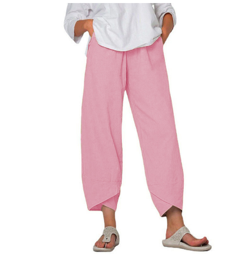 Pantalones Cómodos De Corte Holgado Para Mujer | Pernera Ancha